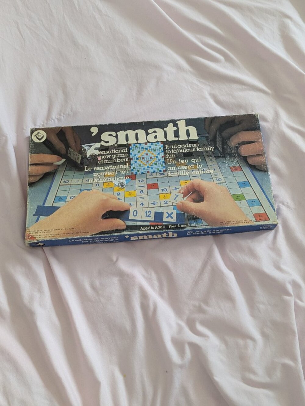1978 Vintage 'smath Math Board Game Irwin Complete